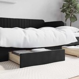 vidaXL Zwarte Bedlades (2 st) met Korting