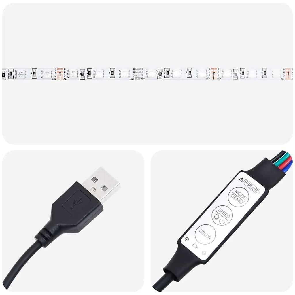 VidaXL Nachtkastje LED Grijs - 75% Korting!