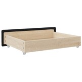 vidaXL Zwarte Bedlades (2 st) met Korting