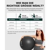 Balansoefenbal XXL 78-85 cm Zwart - 54% Korting