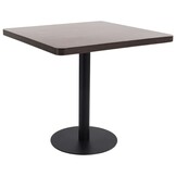 vidaXL Bistrotafel 80x80cm Donkerbruin - 35% Korting!