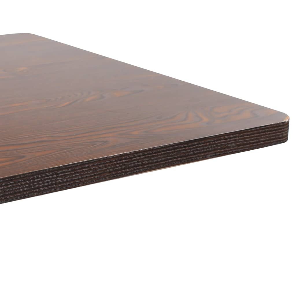 vidaXL Bistrotafel 80x80cm Donkerbruin - 35% Korting!