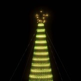 vidaXL LED Kerstboom 500cm Warm Wit - 70% Korting!