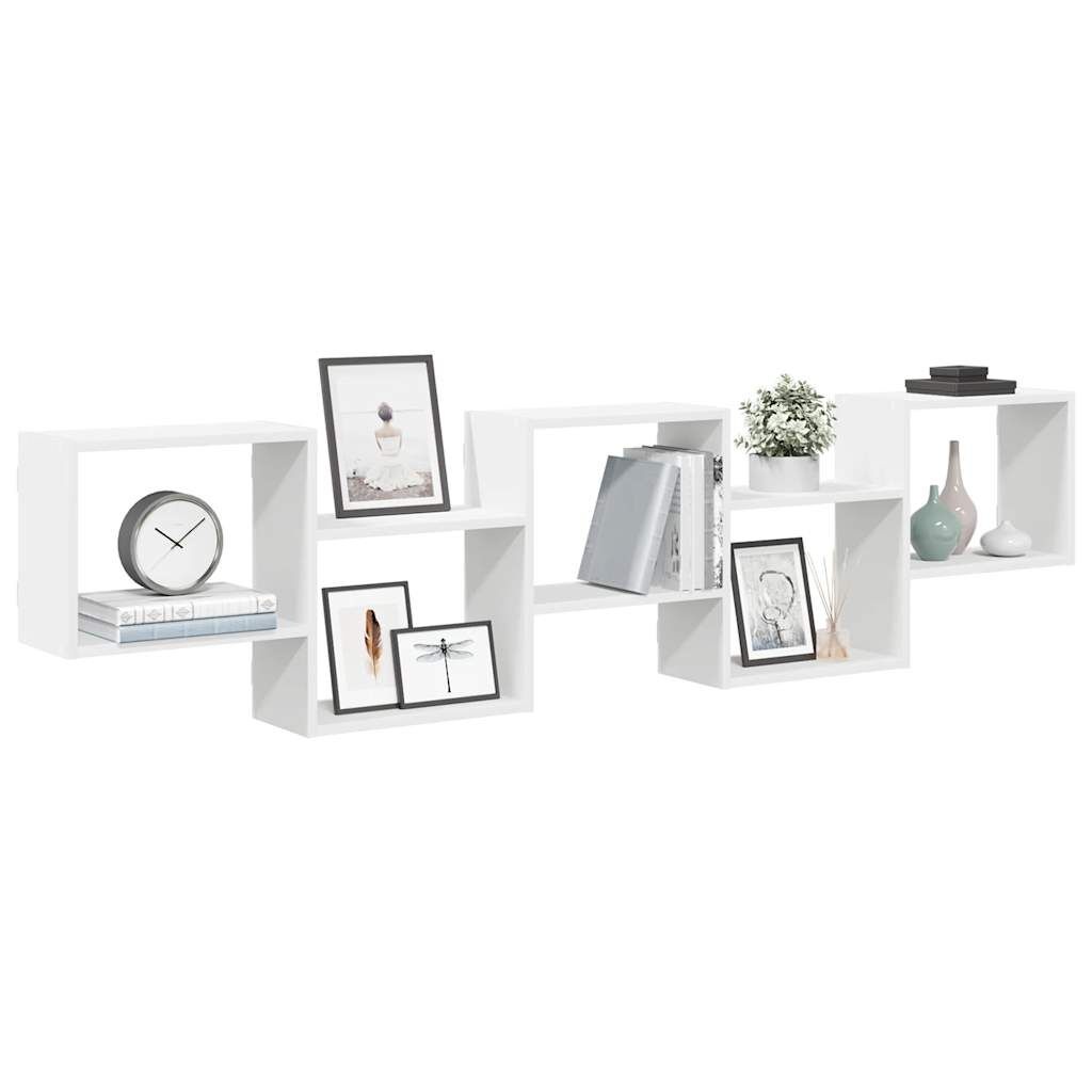 vidaXL Wandschap Kubus Wit (68% Korting)