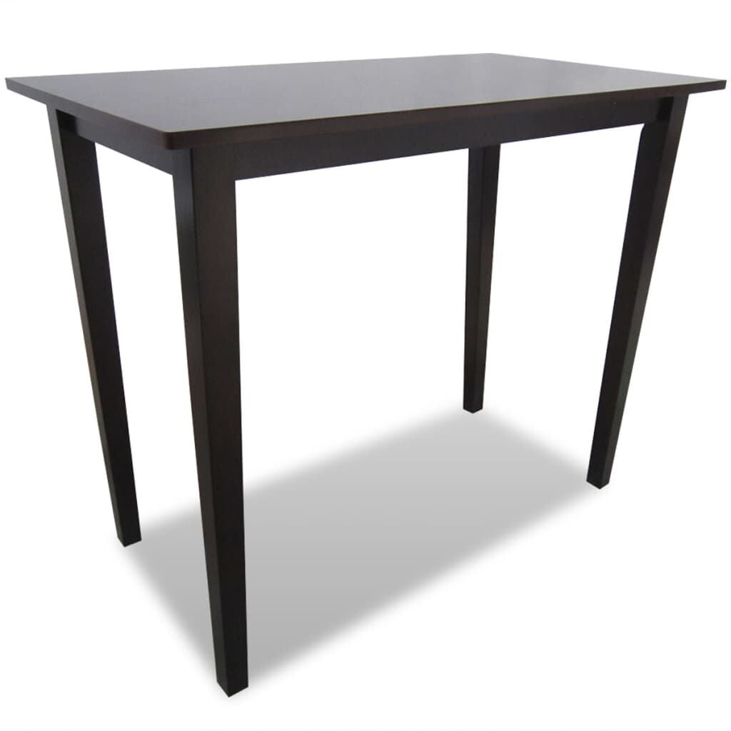 Bruine Houten Bartafel - 75% Korting!