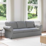 vidaXL Bank 180cm Lichtgrijs Metaal | 35% Korting
