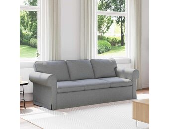 vidaXL Bank 180cm Lichtgrijs Metaal | 35% Korting