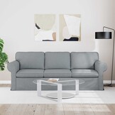 vidaXL Bank 180cm Lichtgrijs Metaal | 35% Korting