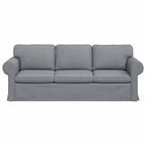 vidaXL Bank 180cm Lichtgrijs Metaal | 35% Korting