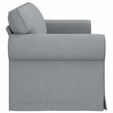 vidaXL Bank 180cm Lichtgrijs Metaal | 35% Korting