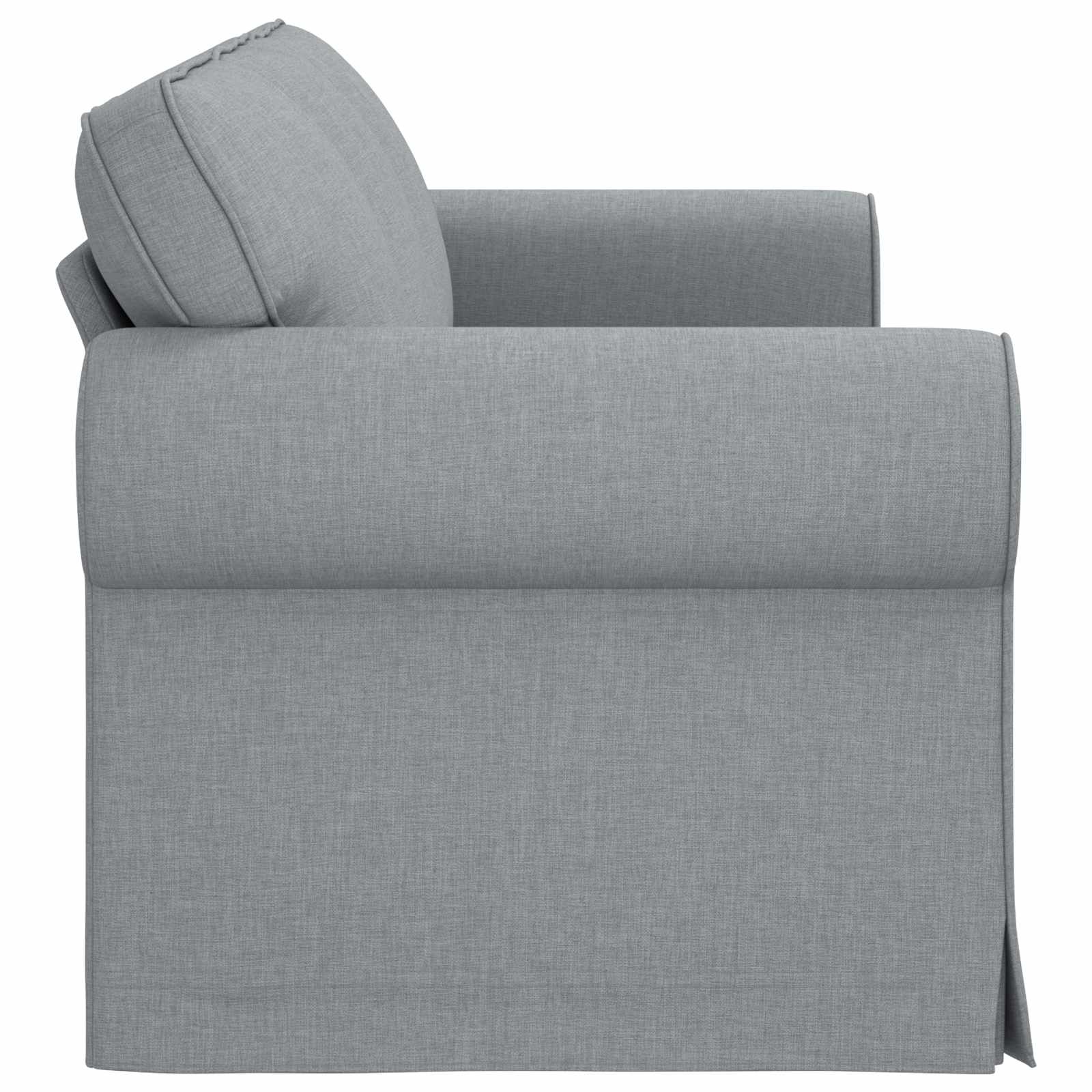 vidaXL Bank 180cm Lichtgrijs Metaal | 35% Korting