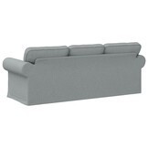 vidaXL Bank 180cm Lichtgrijs Metaal | 35% Korting