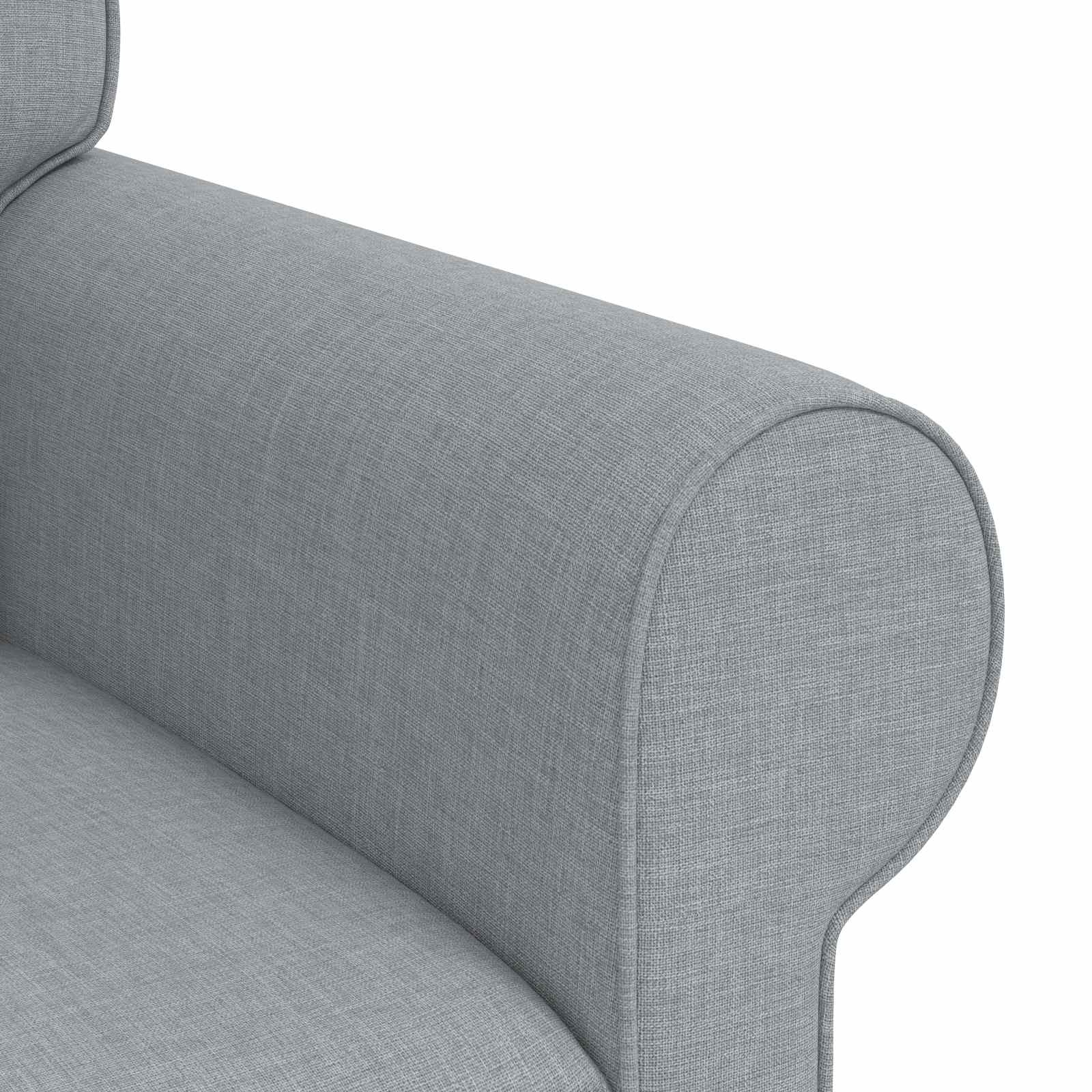 vidaXL Bank 180cm Lichtgrijs Metaal | 35% Korting