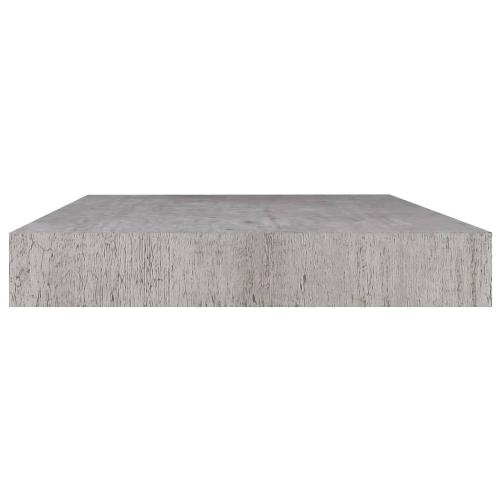vidaXL Zwevend Wandschap Betongrijs (40x23x3.8cm) - 63% Korting!