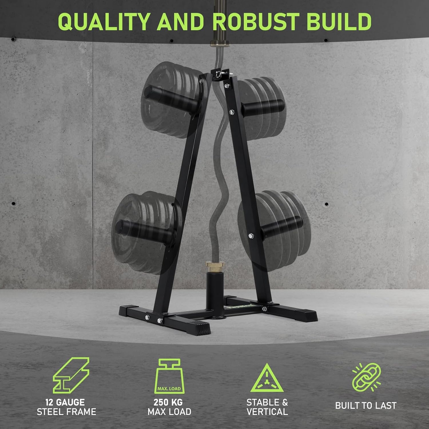 Halterblokken Rek 250kg - 40% Korting!