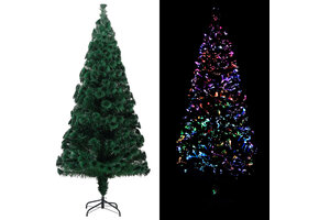 Kerstboom met Standaard 180cm Glasvezel Groen (86% Korting)