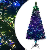 vidaXL Kunstkerstboom met standaard 180 cm glasvezel groen
