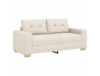 vidaXL Loveseat Bank Linnen 140 cm