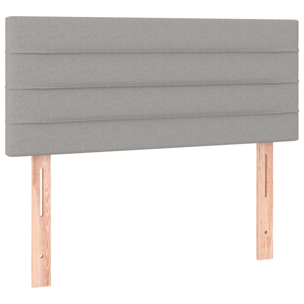 VidaXL Hoofdbord Stof Lichtgrijs 100x5x78/88cm - 54% Korting
