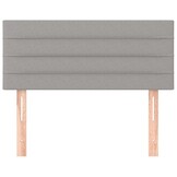 VidaXL Hoofdbord Stof Lichtgrijs 100x5x78/88cm - 54% Korting