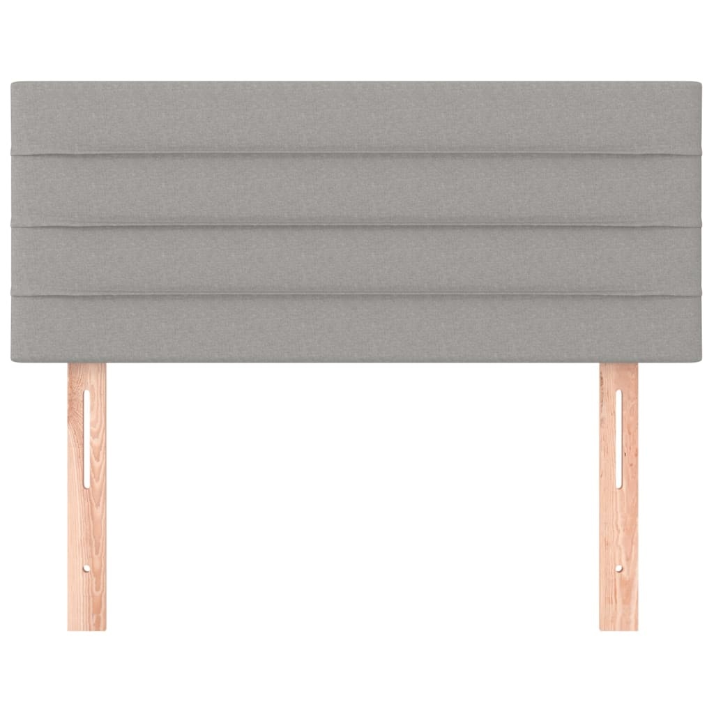VidaXL Hoofdbord Stof Lichtgrijs 100x5x78/88cm - 54% Korting