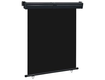 vidaXL Balkonscherm 145x250 cm Zwart - 60% Korting