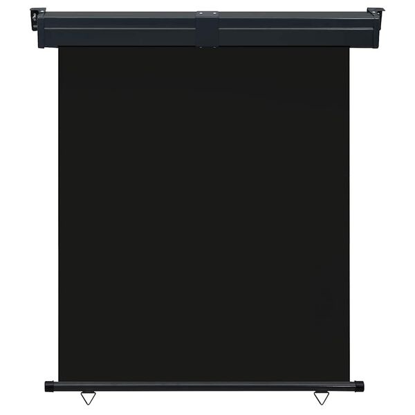 vidaXL Balkonscherm 145x250 cm Zwart - 60% Korting