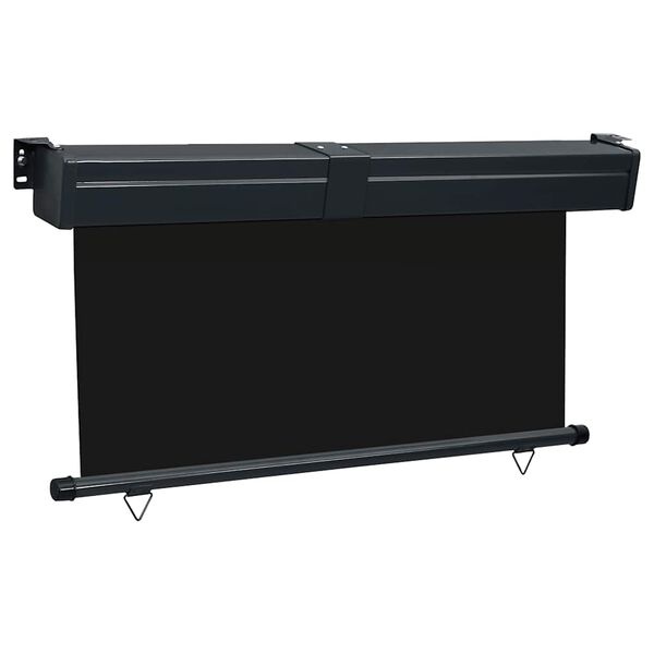 vidaXL Balkonscherm 145x250 cm Zwart - 60% Korting