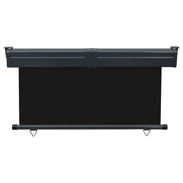vidaXL Balkonscherm 145x250 cm Zwart - 60% Korting
