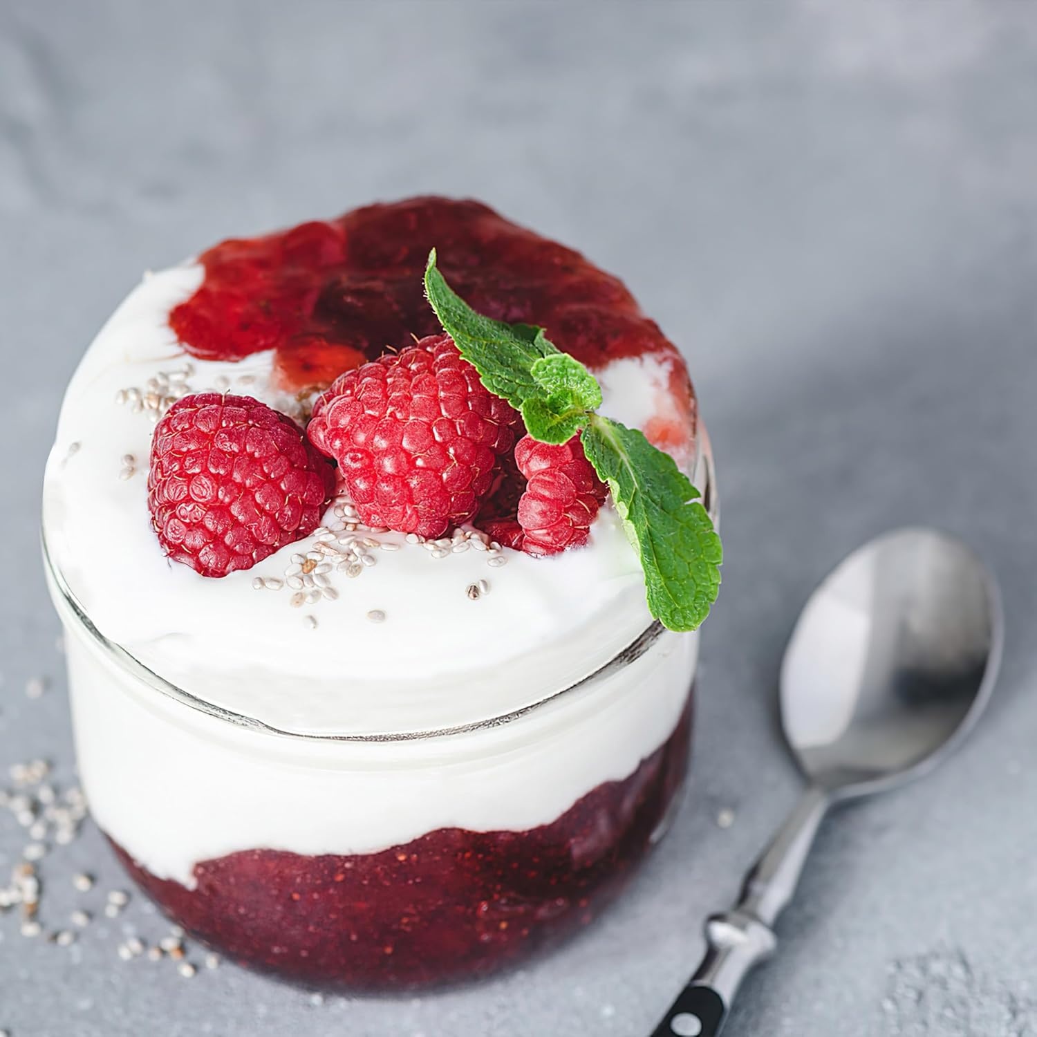 Set van 6 Dessertglazen 190 ml Transparant Borosilicaatglas Rond – Voor desserts, mousse, pudding & snacks