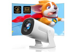 Mini-projector Akiyo O3: 1080p Full HD, Draadloos & 270° Rotatie - 35% Korting!