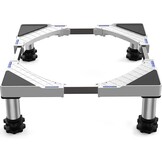 Wasmachine onderstel verstelbaar, 4 poten, roestvrij staal, hoogte 13-16 cm, breedte 45-69 cm, max. 350 kg, trillingsdempend