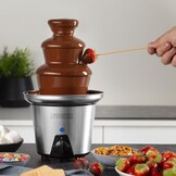 Chocoladefontein XL | Chocolade Fondue met 3 Lagen, Warmhoudfunctie en 0,7L Inhoud