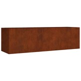 vidaXL Verhoogde Plantenbak (280x80x80cm) - Cortenstaal - 52% Korting