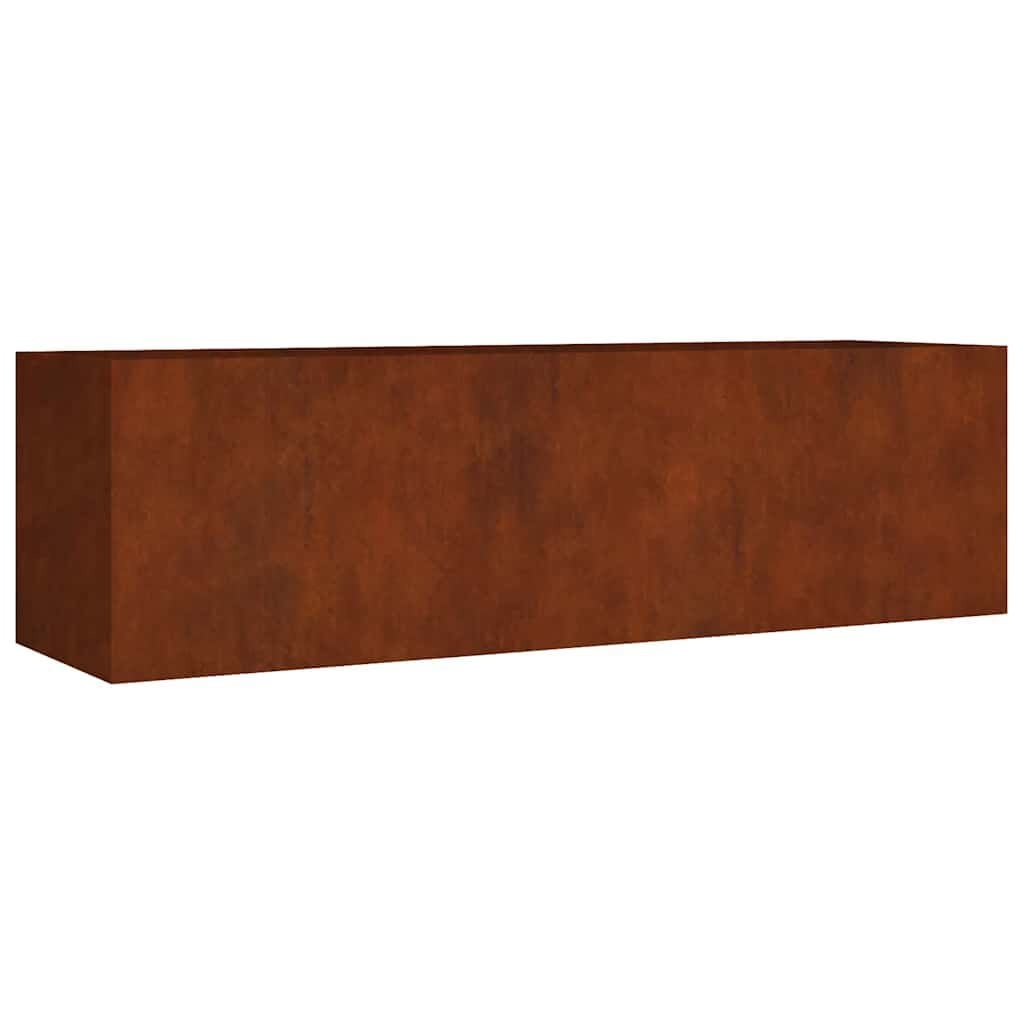 vidaXL Verhoogde Plantenbak (280x80x80cm) - Cortenstaal - 52% Korting