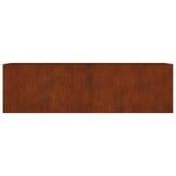vidaXL Verhoogde Plantenbak (280x80x80cm) - Cortenstaal - 52% Korting