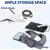 Opbergtas voor Starlink V2 Kit | Ruime opslag voor antenne, router & accessoires | Gewatteerde handvatten | Schokabsorberend | Zwart