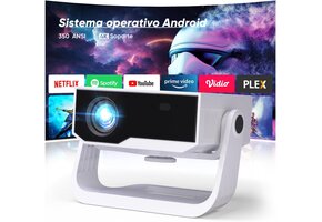 Draagbare Full HD Projector met Android 10 - 42% Korting!