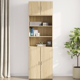 vidaXL Wandkast Sonoma Eiken - 55% Korting