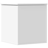 VidaXL Opbergbox Wit Bewerkt Hout 40x42x46 cm - 73% Korting!