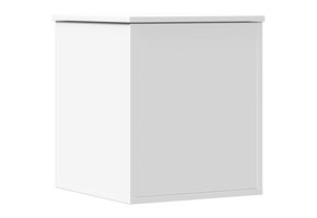 VidaXL Opbergbox Wit Bewerkt Hout 40x42x46 cm - 73% Korting!