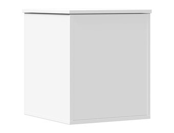 VidaXL Opbergbox Wit Bewerkt Hout 40x42x46 cm - 73% Korting!