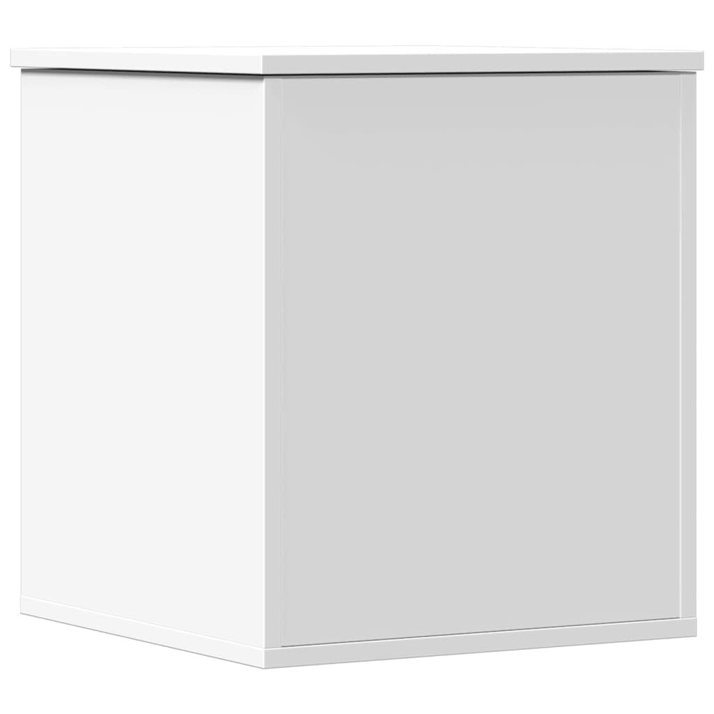 VidaXL Opbergbox Wit Bewerkt Hout 40x42x46 cm - 73% Korting!