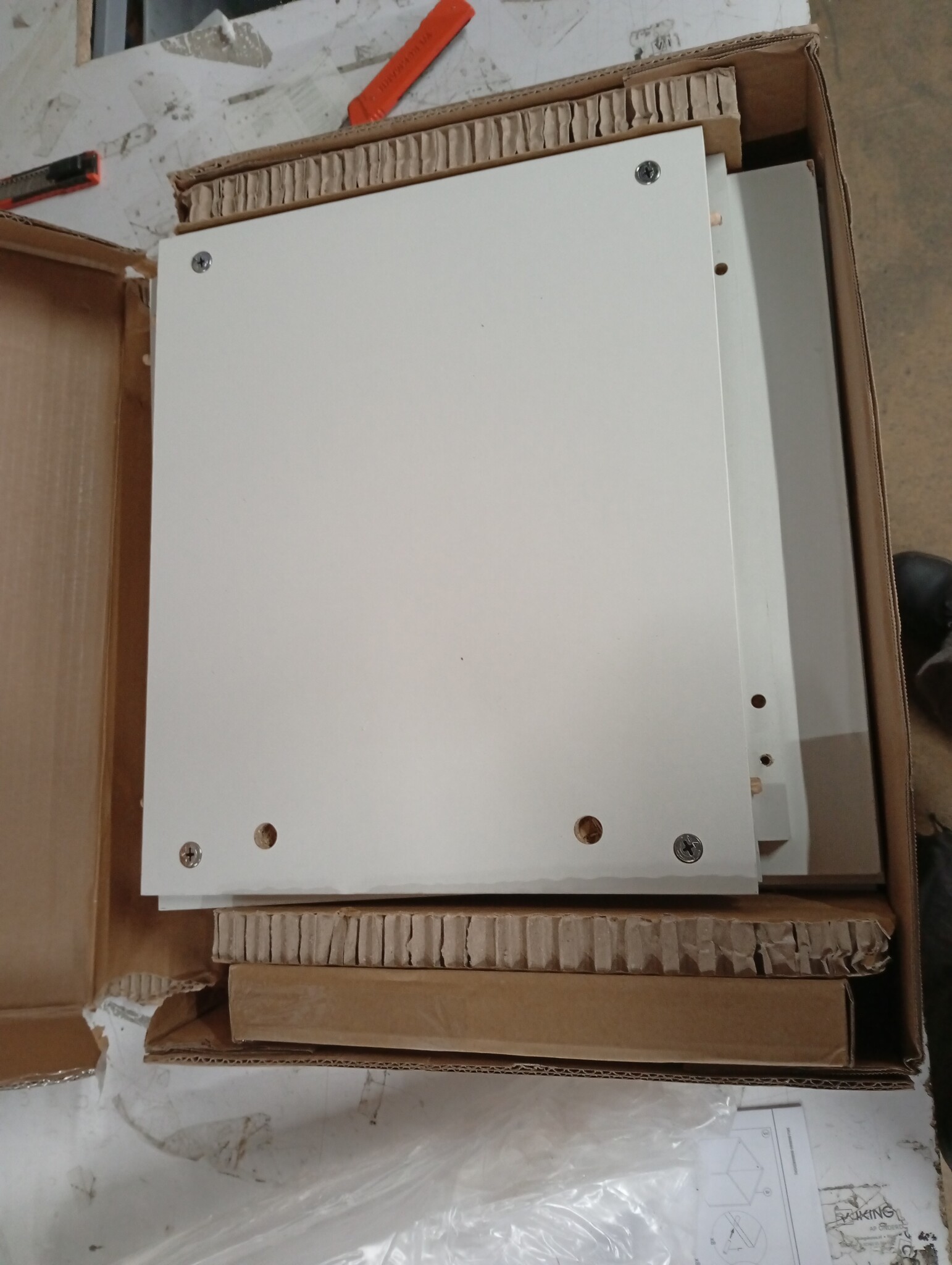 VidaXL Opbergbox Wit Bewerkt Hout 40x42x46 cm - 73% Korting!