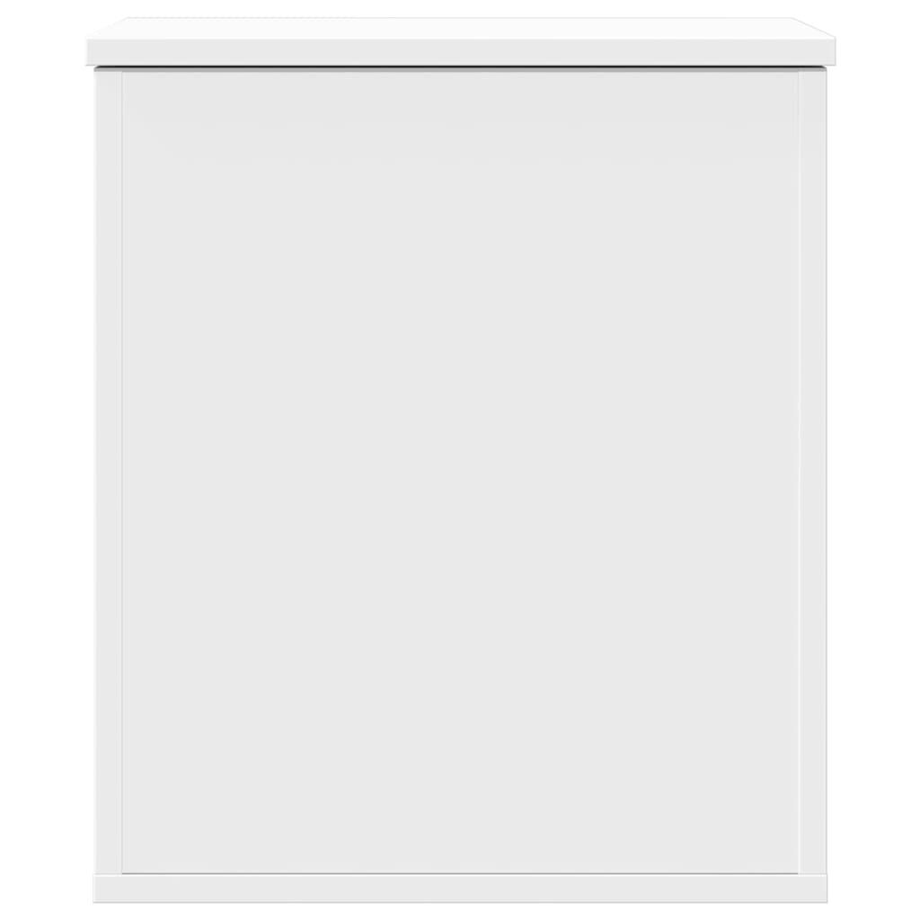 VidaXL Opbergbox Wit Bewerkt Hout 40x42x46 cm - 73% Korting!