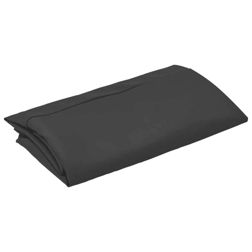 vidaXL Vervangingsdoek voor zweefparasol 350 cm antracietkleurig