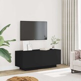 vidaXL Tv-meubel 100x35x40 cm bewerkt hout zwart