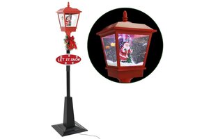 vidaXL Kerst Straatlantaarn met Kerstman 180cm | 59% Korting