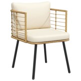 VidaXL Tuinstoel Poly Rattan Naturel - 35% Korting!