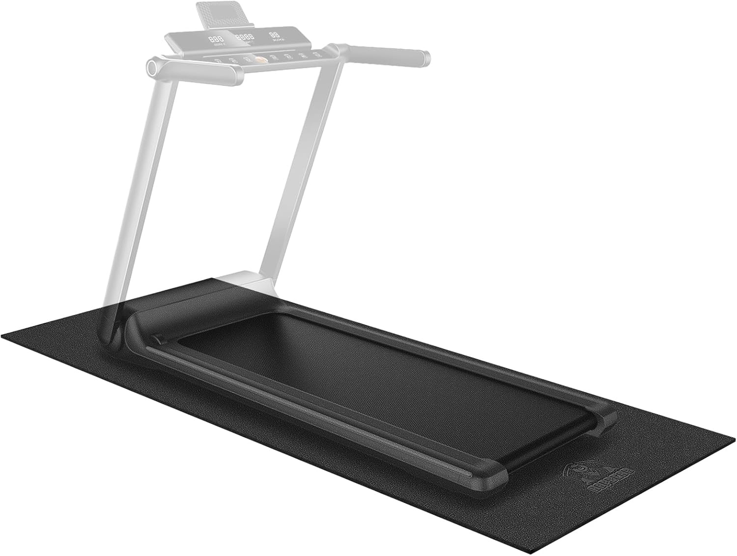 HAPBEAR Fitnessapparatuurmat-152x76/183x92/213x92x0.6cm, Loopband, Crosstrainer, Roeimachine, Peloton Fietsmat voor Houten Vloeren, Tapijt - Gewichtbank Pad Fitness Gym Apparatuurmat